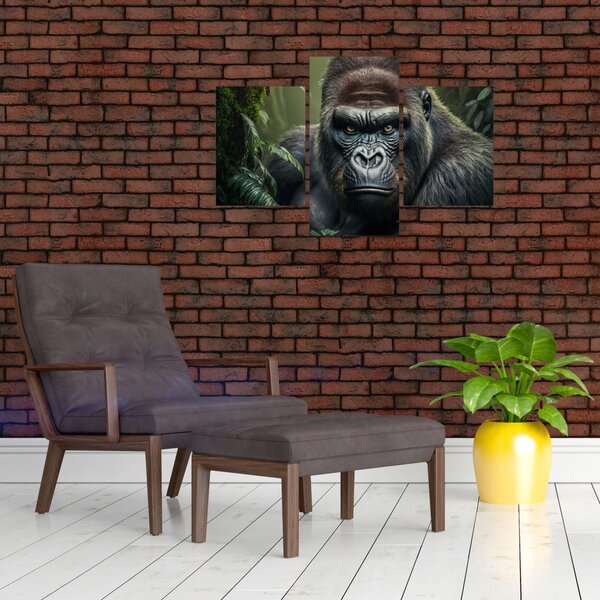 Kép - Egy gorilla portréja (90x60 cm)
