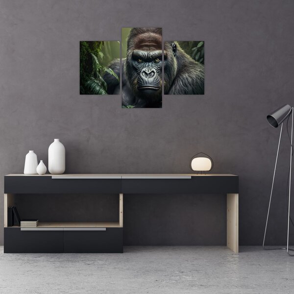 Kép - Egy gorilla portréja (90x60 cm)