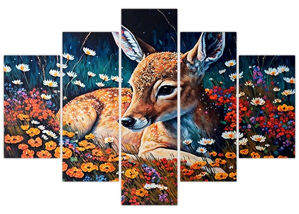 Kép - Festett szarvas (150x105 cm)