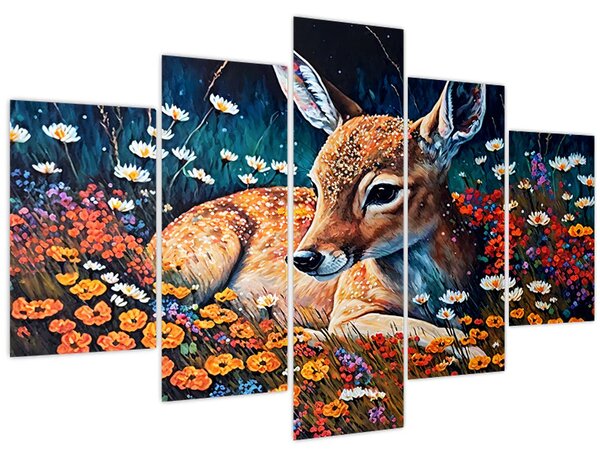 Kép - Festett szarvas (150x105 cm)