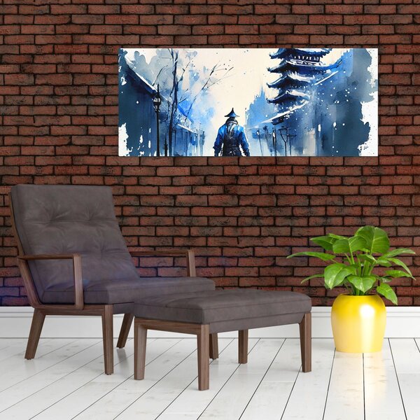 Kép - Szamuráj, akvárium (120x50 cm)