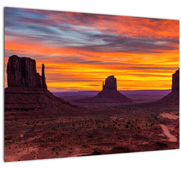 Kép - Emlékmű - völgy Arizonában (70x50 cm)