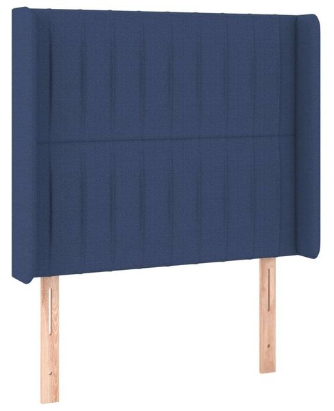 VidaXL kék szövet LED-es fejtámla 103x16x118/128 cm