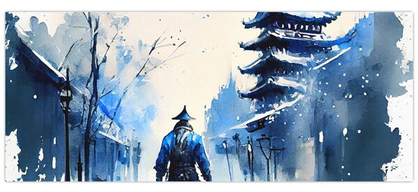 Kép - Szamuráj, akvárium (120x50 cm)