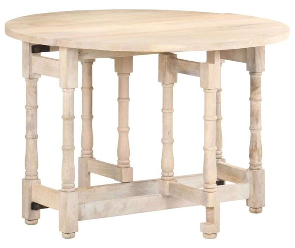 VidaXL Kerek Mangófa Étkezőasztal - 110cm