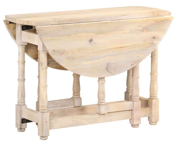VidaXL Kerek Mangófa Étkezőasztal - 110cm