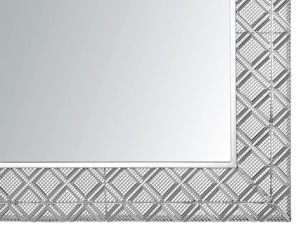 Falitükör EVETTES 80 cm 80 cm Fém Ezüst