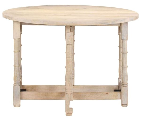 VidaXL Kerek Mangófa Étkezőasztal - 110cm