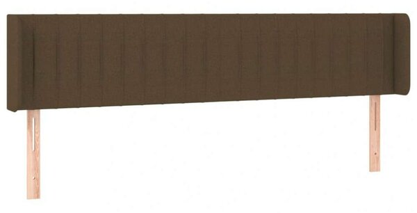 VidaXL LED Ágyfejtámla - Sötétbarna - 183cm