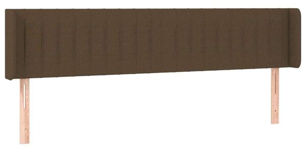 VidaXL LED Ágyfejtámla - Sötétbarna - 183cm