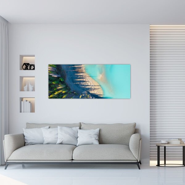 Kép - Kilátás a tóra (120x50 cm)