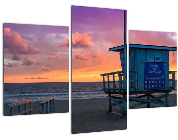 Kép a Santa Monicai strandtól (90x60 cm)