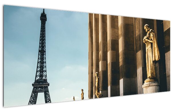 Kép a Trocader térről, Párizs (120x50 cm)