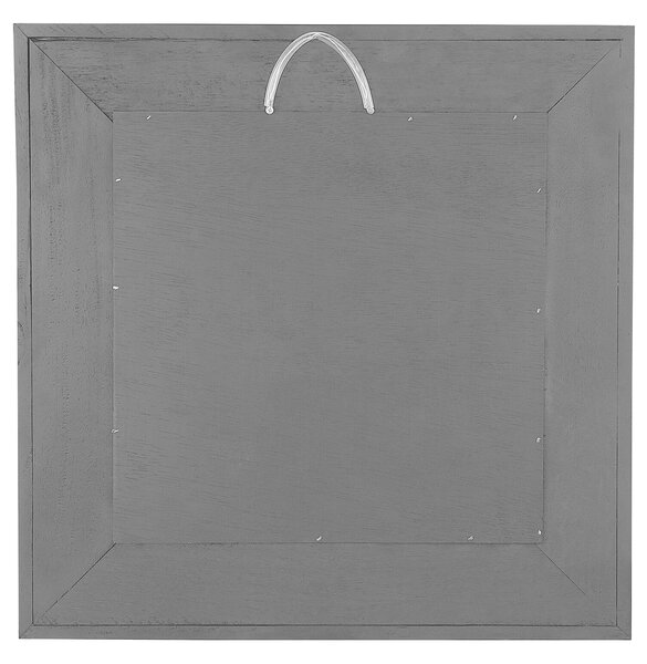 Falitükör BOISE 60 cm 60 cm Tíkfa Sötétbarna