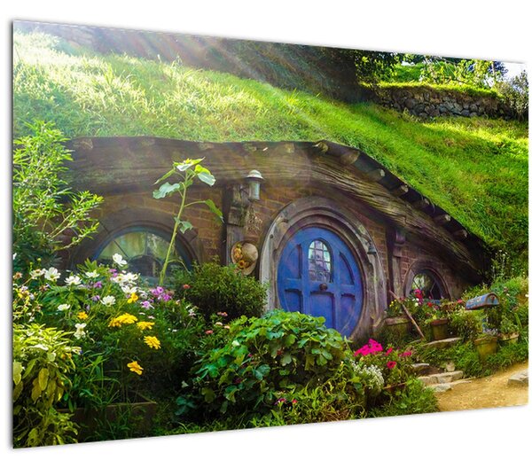 Kép - Hobbitfalva (90x60 cm)