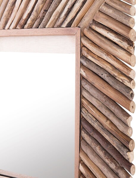 Falitükör KANAB 60 cm 60 cm Tíkfa Barna