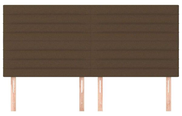 VidaXL Fejtámla - Szövet - Sötétbarna - 200cm