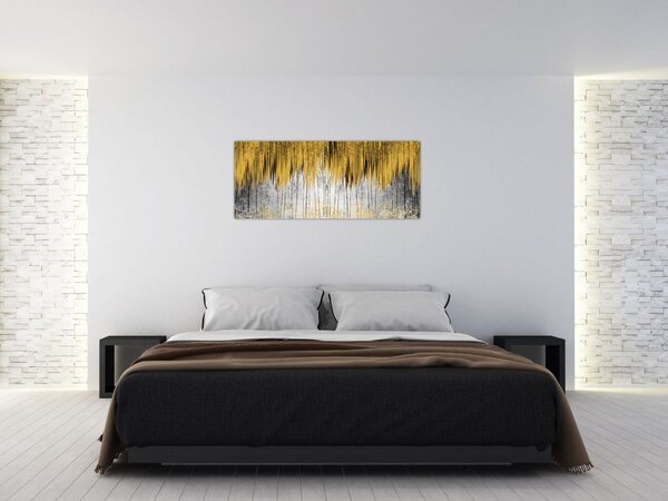 Kép - Arany vonalak (120x50 cm)