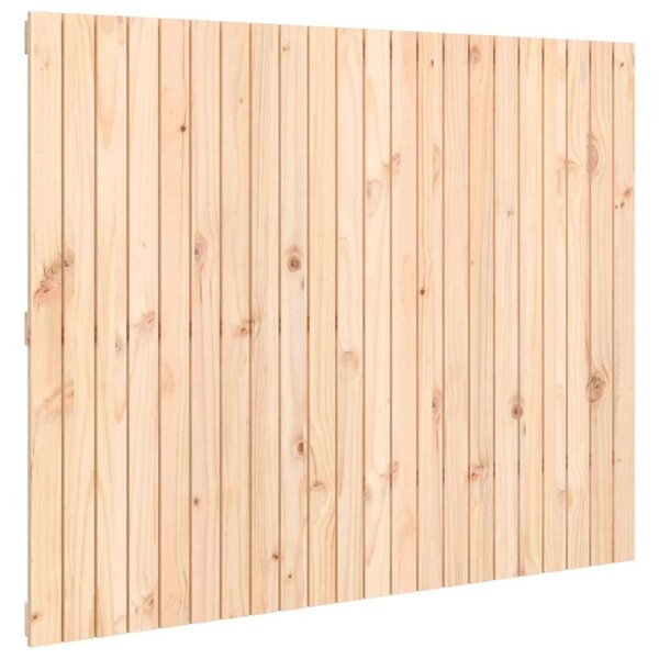 VidaXL tömör fenyőfa fali fejtámla 140 x 3 x 110 cm