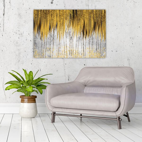 Kép - Arany vonalak (90x60 cm)