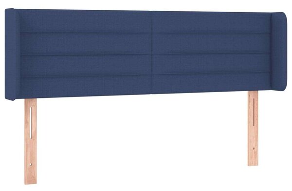 VidaXL kék szövet LED-es fejtámla 147 x 16 x 78/88 cm