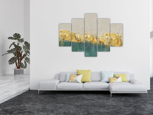 Kép - Textúra arany díszítéssel (150x105 cm)