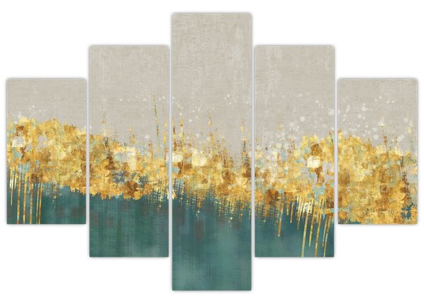 Kép - Textúra arany díszítéssel (150x105 cm)