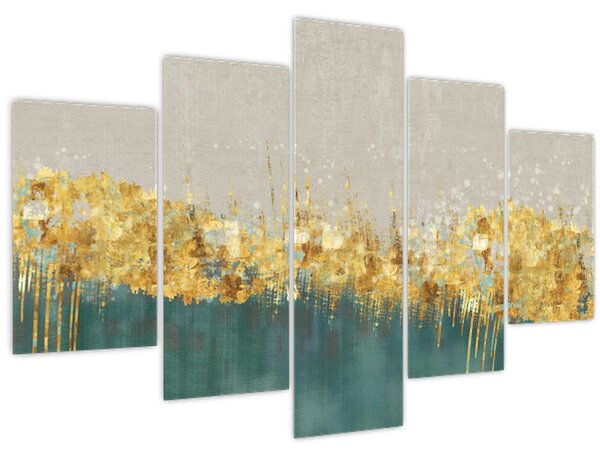 Kép - Textúra arany díszítéssel (150x105 cm)
