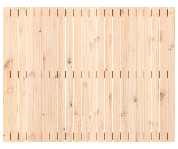 VidaXL tömör fenyőfa fali fejtámla 140 x 3 x 110 cm
