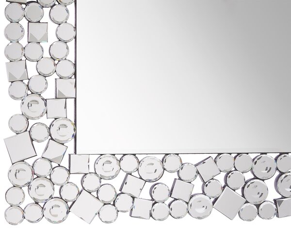 Falitükör MERNEL 60 cm x 90 cm Ezüst