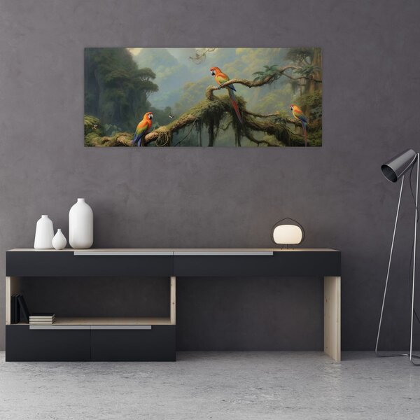 Kép - Trópusi erdő (120x50 cm)