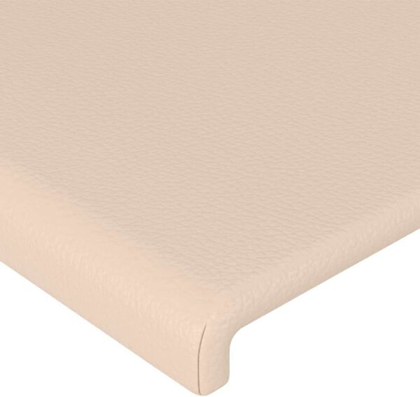 VidaXL Ágyfejtámla - Cappuccino Műbőr - 203cm