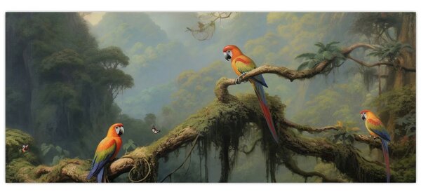 Kép - Trópusi erdő (120x50 cm)