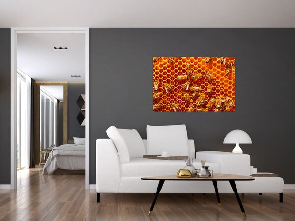 Kép - Méhsejtes (90x60 cm)