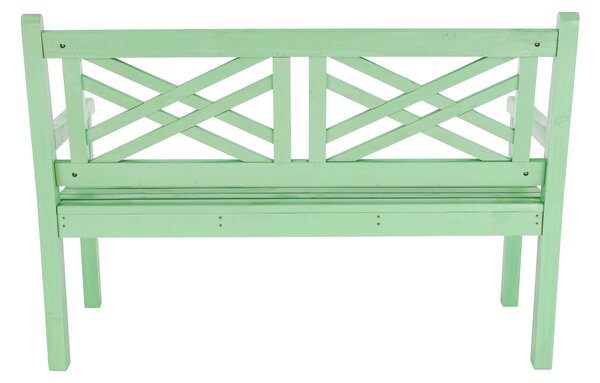 KONDELA Fából készült kerti pad, neo mint, 124 cm, FABLA