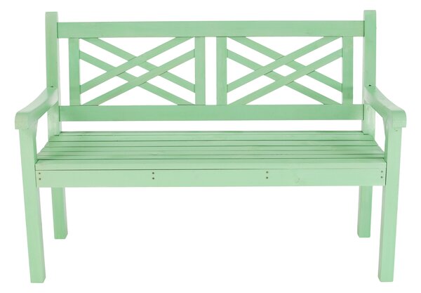 KONDELA Fából készült kerti pad, neo mint, 124 cm, FABLA