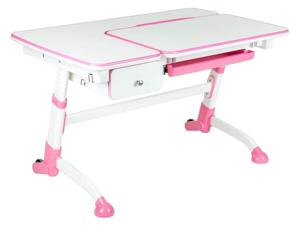 FD AMORTE III növekvő gyerek íróasztal fiókkal Szín: Rózsaszín