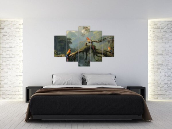 Kép - Trópusi erdő (150x105 cm)