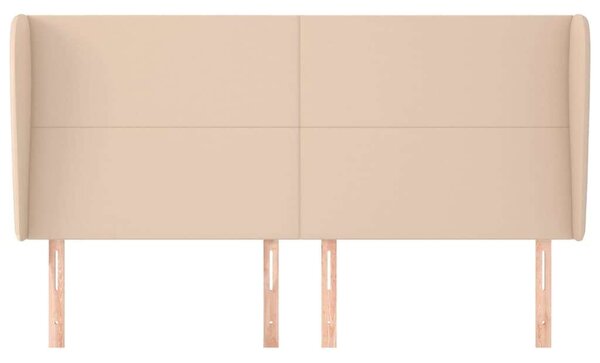 VidaXL Ágyfejtámla - Cappuccino Műbőr - 203cm