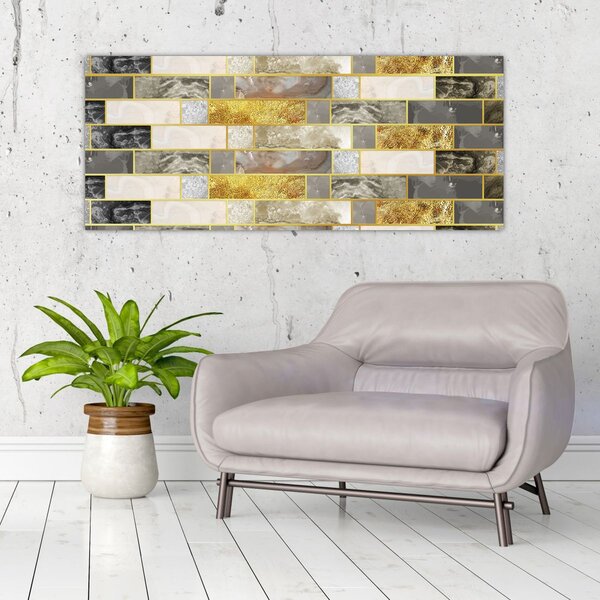 Kép - Dekoráció textúrákkal (120x50 cm)