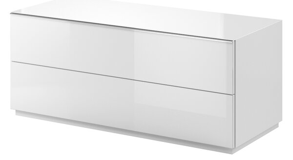 Falraszerelhő TV asztal Henry Typ 41 (fehér + magasfényű fehér). 1030272
