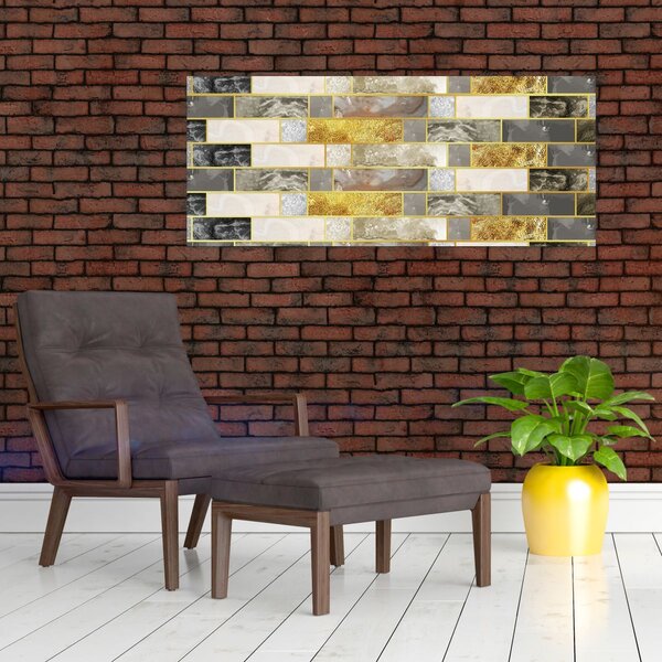 Kép - Dekoráció textúrákkal (120x50 cm)