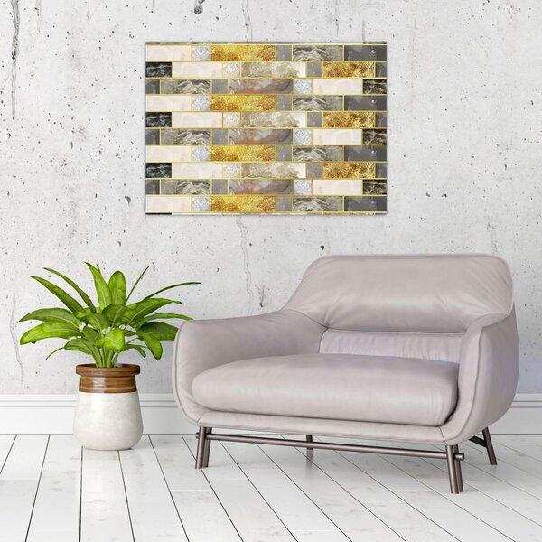 Kép - Dekoráció textúrákkal (70x50 cm)