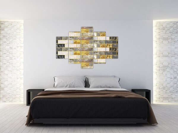 Kép - Dekoráció textúrákkal (150x105 cm)