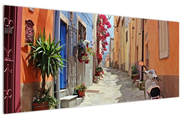 Szardínia utcáinak képe (120x50 cm)