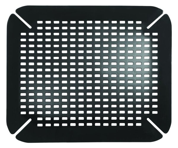 Contour fekete mosogató alátét, 35 x 41 cm - iDesign