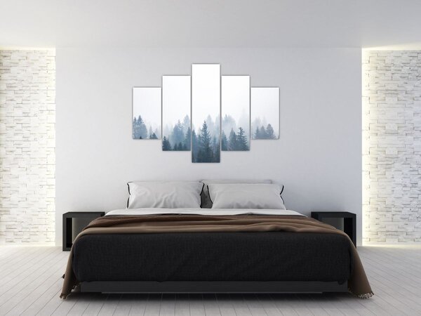 Kép - Ködös erdő (150x105 cm)