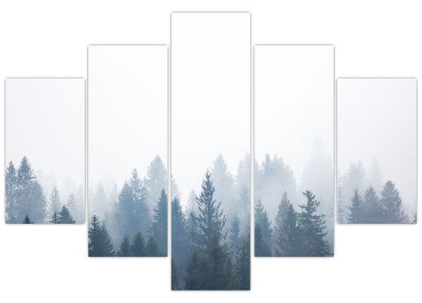 Kép - Ködös erdő (150x105 cm)