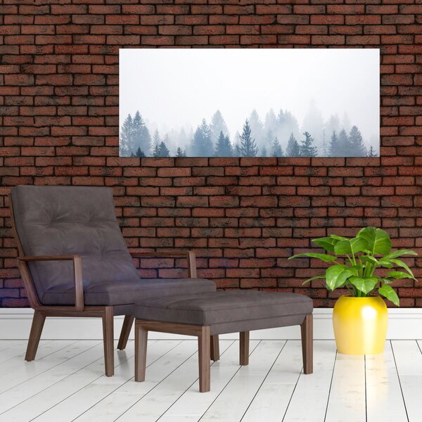 Kép - Ködös erdő (120x50 cm)