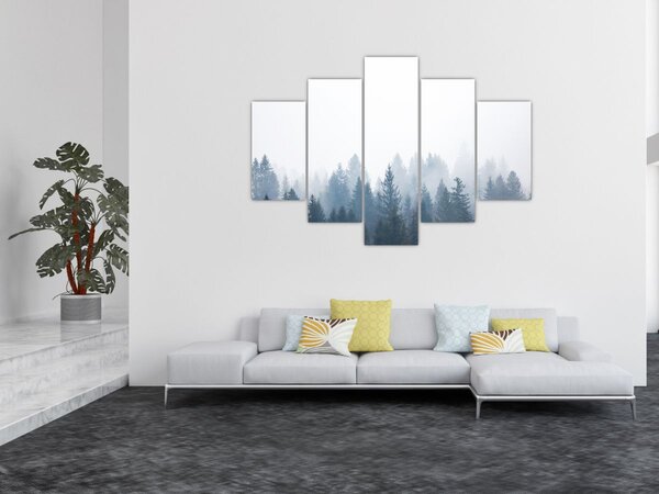 Kép - Ködös erdő (150x105 cm)